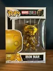 Funko POP! Marvel Studios #375 Iron Man The First Ten Years Gold Chrome