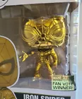 Funko POP! Marvel Studios #440 Iron Spider Gold Chrome Mint