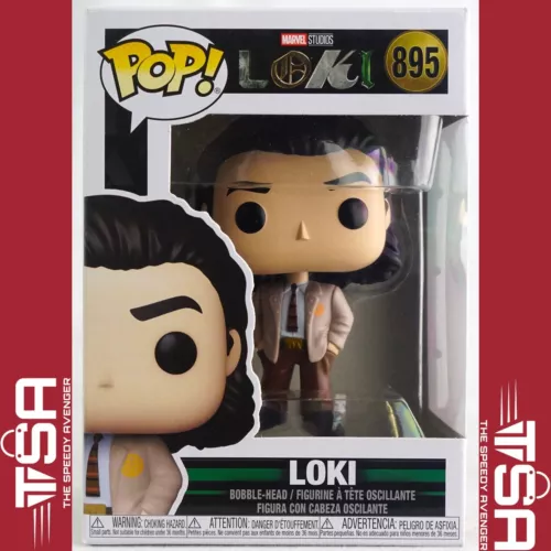 Funko Pop! Marvel Studios LOKI #895 Disney+ Tom Hiddleston 2021 With Protector