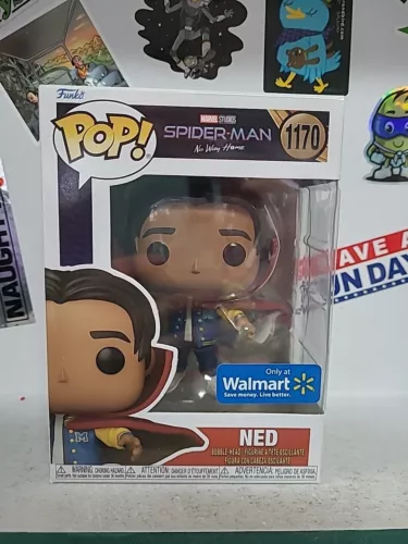 Funko Pop! Marvel Studios Spider-Man No Way Home Ned #1170 Walmart Vinyl Figure