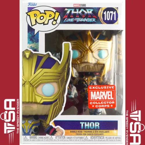 Funko Pop! Marvel THOR (HELMETED) #1071 Collector Corps Exclusive MCU Disney
