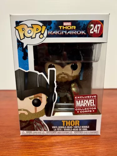 Funko Pop! Marvel Thor Ragnarok #247 Thor (Gladiator) Collector Corps Exclusive