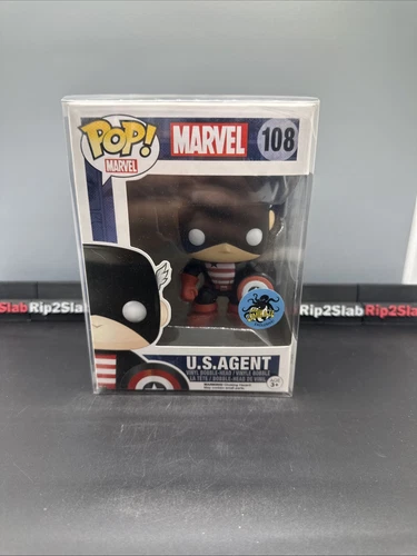 Funko POP! Marvel - U.S. Agent #108 2015 Comikaze Exclusive + Pop Protector