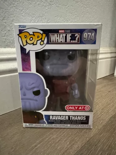 Funko Pop! Marvel What If...? Ravager Thanos #974 Target Exc Vinyl Figure In Box