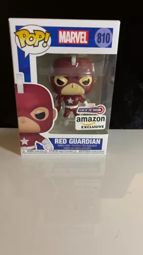 Funko Pop! Marvel Year of the Shield Red Guardian # 810 Amazon Exclusive New
