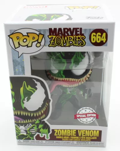 Funko Pop! - Marvel Zombies Zombie Venom 664 Special Edition - Bobblehead