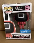 Funko Pop MASKED MANAGER #1231 Netflix Squid Game Walmart Exclusive Vinyl Figure