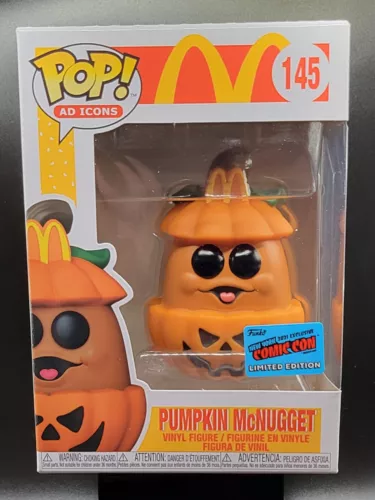 Funko Pop McDonalds 145 PUMPKIN MCNUGGET Vinyl Figure NYCC 2021 Exclusive