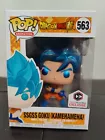 Funko Pop Metallic SSGSS Goku God Blue Kamehameha #563 Chalice Dragonball Super