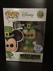 Funko Pop Mickey Mouse Funko Shop Exclusive #1030 St Patrick's Day