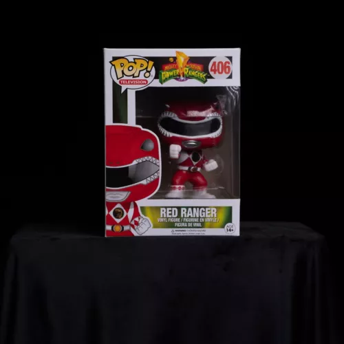 Funko Pop! Mighty Morphin Power Rangers: Red Ranger #406 Vaulted