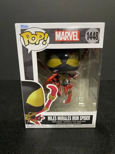 FUNKO POP ! MILES MORALES IRON SPIDER 1448 MARVEL O02