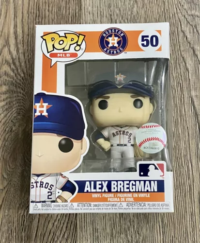 Funko Pop! MLB Baseball Houston Astros: Alex Bregman #50 Vaulted w/ Protector