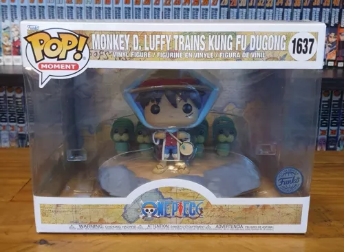 Funko Pop! Moment - One Piece - Monkey D. Luffy Trains Kung-fu Dugong #1637