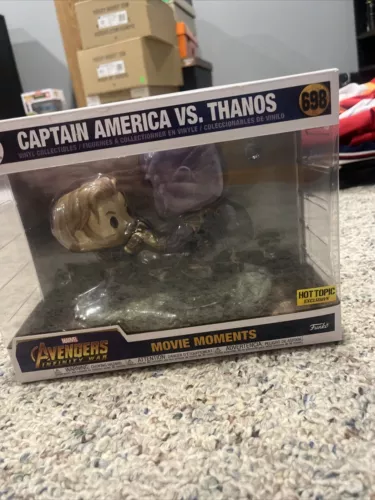 Funko Pop! Moments: Marvel Captain America vs. Thanos 698 Hot Topic Exclusive