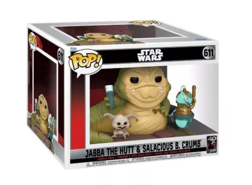 Funko Pop! Moments: Star Wars - Jabba The Hutt & Salacious B. Crumb #611