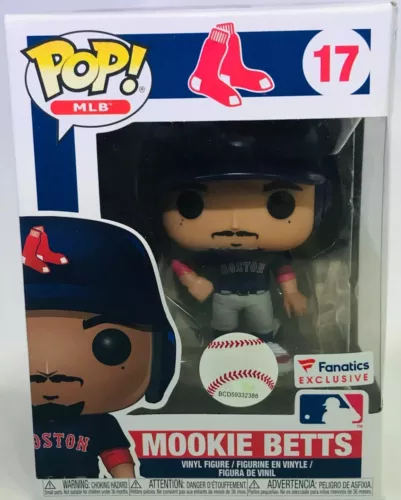 Funko Pop Mookie Betts Boston Red Sox #17 MLB Baseball Vinyl Figure