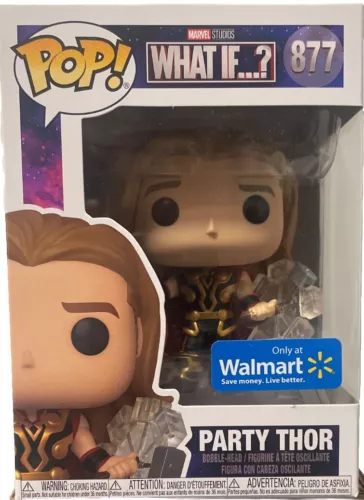 Funko POP! Movie Marvel What If...? PARTY THOR #877 Walmart Exclusive