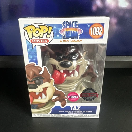 Funko POP! Movies #1092 Space Jam A New Legacy Flocked Taz Special Vinyl Figure