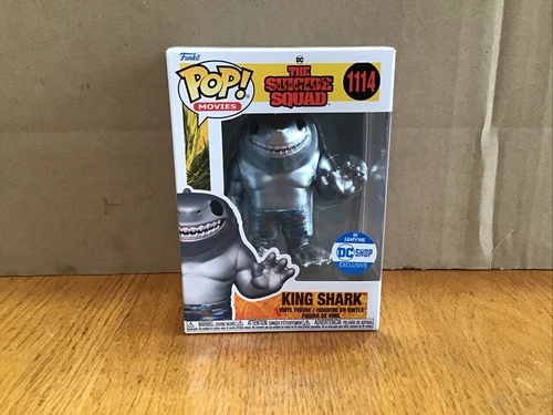 FUNKO POP! Movies -  #1114 KING SHARK - SUICIDE SQUAD - DC SHOP EXCLUSIVE