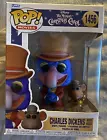 Funko Pop! Movies #1456 - The Muppet Christmas Carol - Charles Dickens w/ Rizzo!