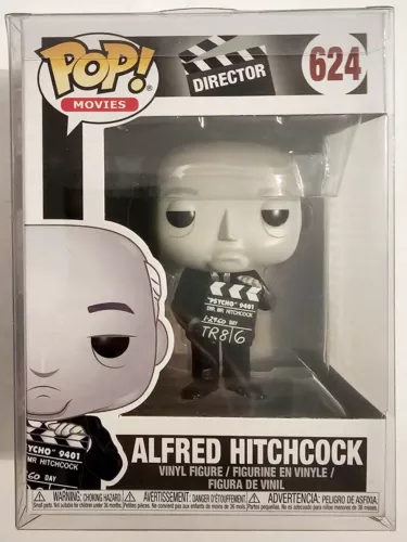 FUNKO POP MOVIES 624 DIRECTOR ALFRED HITCHCOCK BRAND NEW with PROTECTOR
