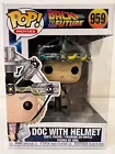 Funko Pop Movies #959 Doc with Helmet from Back to the Future BNIB