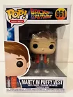 Funko Pop Movies #961 Marty in Puffy Vest from Back to the Future NIB