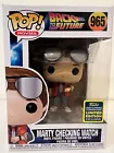 Funko Pop Movies #965 Marty Checking Watch from Back to the Future NIB