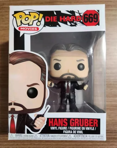 Funko Pop Movies Die Hard Hans Gruber (Gun) #669