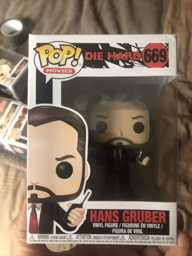 Funko Pop! Movies Die Hard Hans Gruber Variant #669 Vinyl Figure W Protector