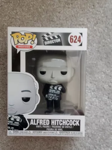 Funko Pop! Movies - Director - Alfred Hitchcock  #624 Vaulted w, Pop Protector