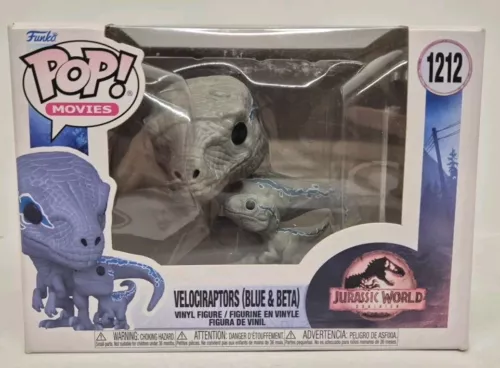 Funko POP Movies Jurassic World Dominion Velociraptor Blue and Beta 1212