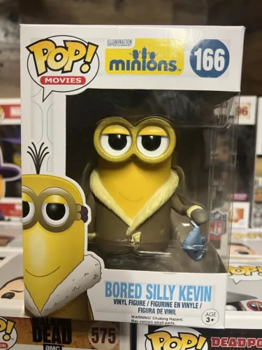 Funko Pop! Movies Minions!!  #166 Bored Silly Kevin, Hilarious!!
