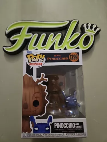 Funko Pop! MOVIES : NETFLIX PINOCCHIO: PINOCCHIO AND CRICKET #1299
