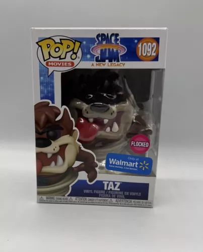 Funko POP! Movies: Space Jam A New Legacy - Taz [FLOCKED] #1092 (Walmart EXCL)