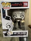 Funko POP! Movies Terrifier Art The Clown W/ Knife Figure #1590 MINT SHIP ASAP