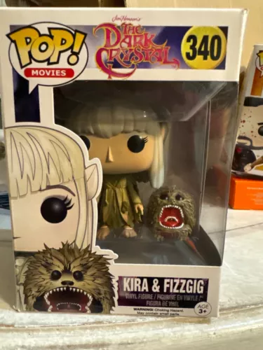 FUNKO POP MOVIES THE DARK CRYSTAL KIRA & FIZZGIG #340 VAULTED WITH PROTECTOR