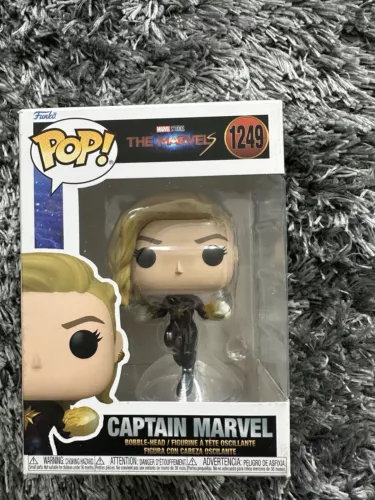Funko Pop! Movies The Marvels - Captain Marvel 1249 Vinyl Figure
