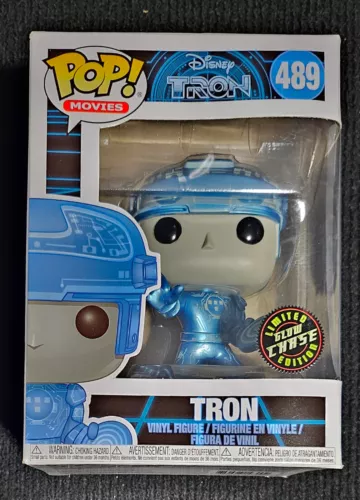 Funko Pop! Movies Tron #489 Glow in the Dark (Chase) Vaulted w/Protector