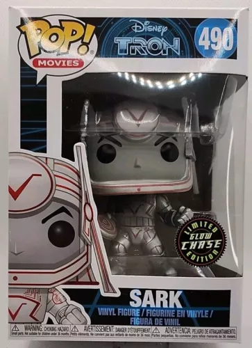 Funko Pop! Movies Tron Sark #490 Chase Glow Metallic