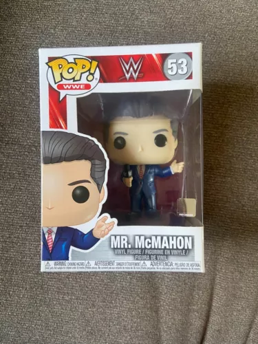 FUNKO POP! MR. MCMAHON WWE OFFICIAL LICENSED PRODUCT BLUE SUIT#53
