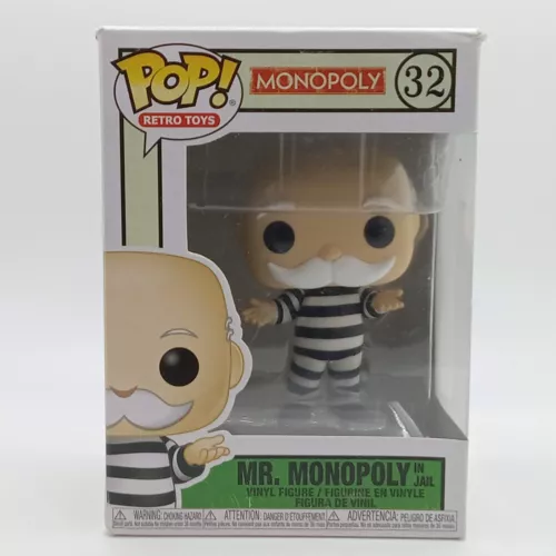 Funko Pop! Mr. Monopoly in Jail 32 Retro Toys Mattel Board Game Vinyl Figure Toy