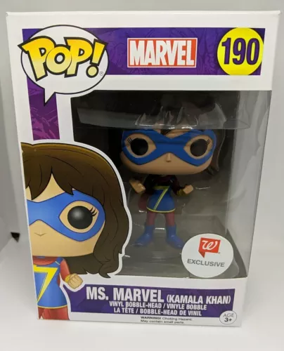Funko POP Ms. Marvel Kamala Khan #190 Walgreens Exclusive NOT MINT