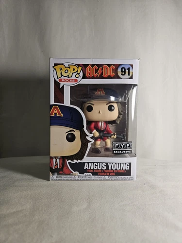 Funko Pop Music AC/DC Angus Young Collectible Figure #91 FYE Exclusive