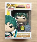 Funko Pop My Hero Academia Izuku Midoriya Black Whip GITD #1347 + Free Protector