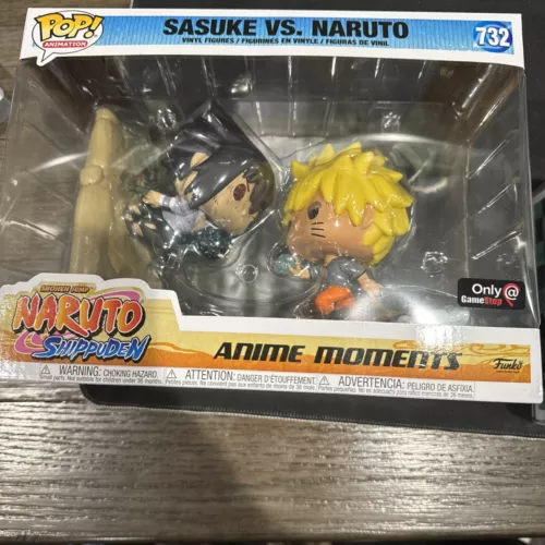 Funko POP! Naruto - Anime Moments #732 Sasuke vs. Naruto Gamestop Exclusive