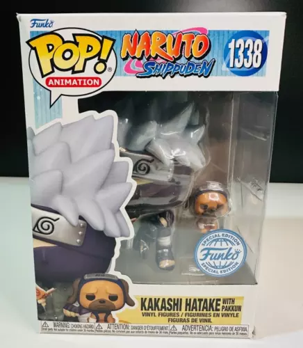 Funko Pop! Naruto Shippuden - #1338 Kakashi Hatake With Pakkun - Special Edition