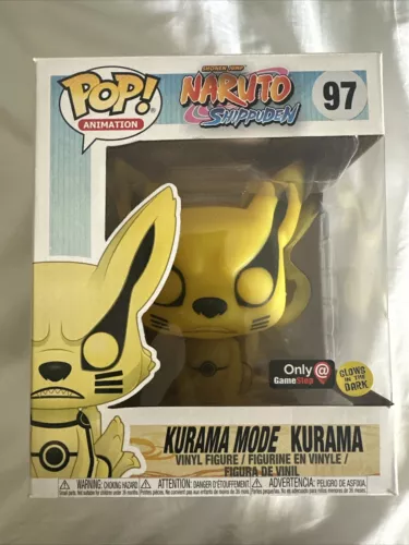 Funko POP Naruto Shippuden Kurama Mode #97 Glow In The Dark GameStop Exclusive