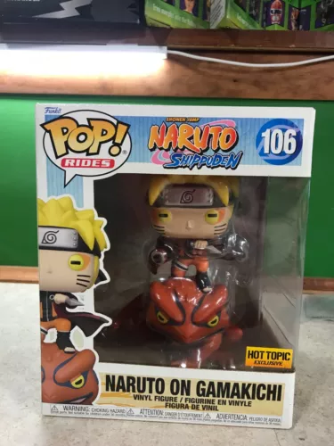 Funko POP! Naruto Shippuden Naruto On Gamakichi Hot Topic 106